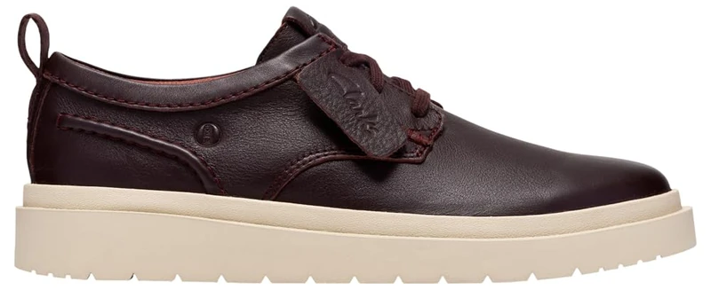 Clarks Polden Lace Mens Brown Leather, 8