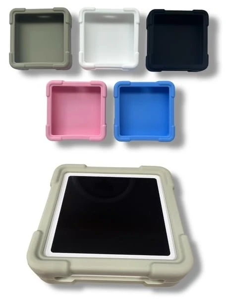 Protective Bumper Case & Screen Protector, Compatible With SumUp Solo and SumUp Solo Lite Card Payment Readers (Abbey Stone)