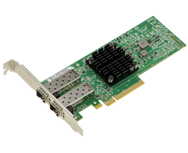 KALEA-INFORMATIQUE PCIe 3.0 x8 2 Port 25G Ethernet LAN Network SFP28 Controller Card with Broadcom BCM57414B Chipset
