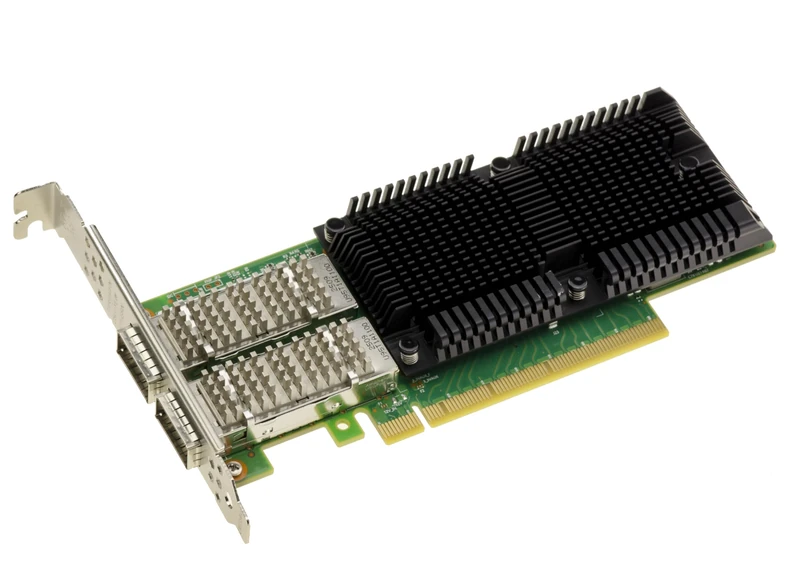 KALEA-INFORMATIQUE PCIe Gen 4.0 PC Dual 100G QSFP28 2 Port Network Controller Card - Mellanox ConnectX 5 Chipset Support 100GbE 50GbE 40GbE 25GbE 10GbE
