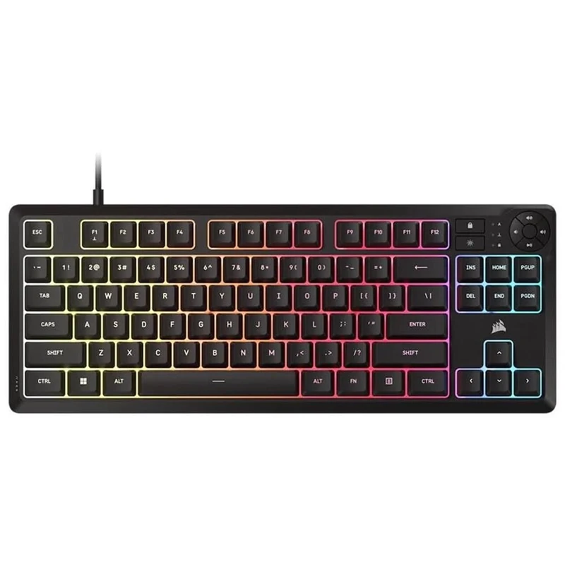 Corsair K55 Core TKL RGB Gaming Keyboard - Black