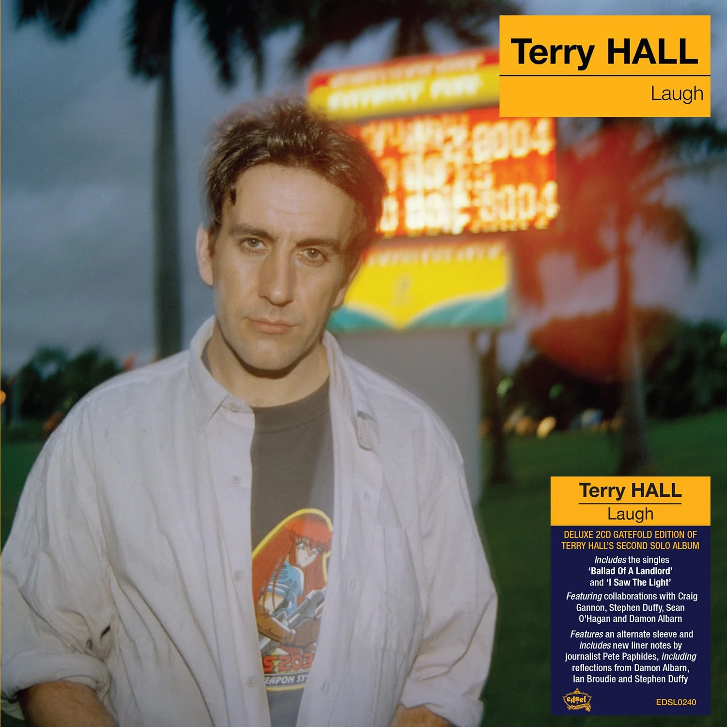 Terry Hall, Laugh - 2CD Deluxe Gatefold Packaging
