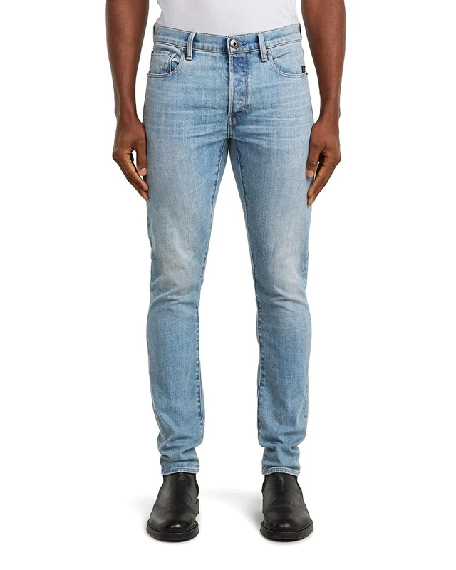 G-Star Men's Dakota Regular Straight Jeans, Colour Blue, Size: Waist 34, Inseam 34