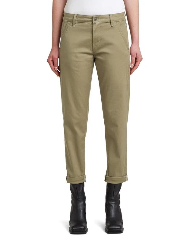 G-STAR Women's Kate Boyfriend Chino, Size: 26/28, Color Green