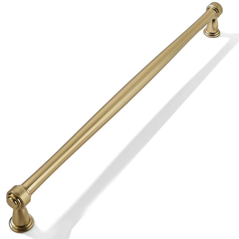 CABDM 1 Pack 18inch(457mm) Center to Center Appliance Pulls Champagne Bronze Cabinet Pulls Champagne Brass Handles for Cabinets Cupboard Solid Heavy Duty Drawer Handles Dressers Kitchens bedrooms