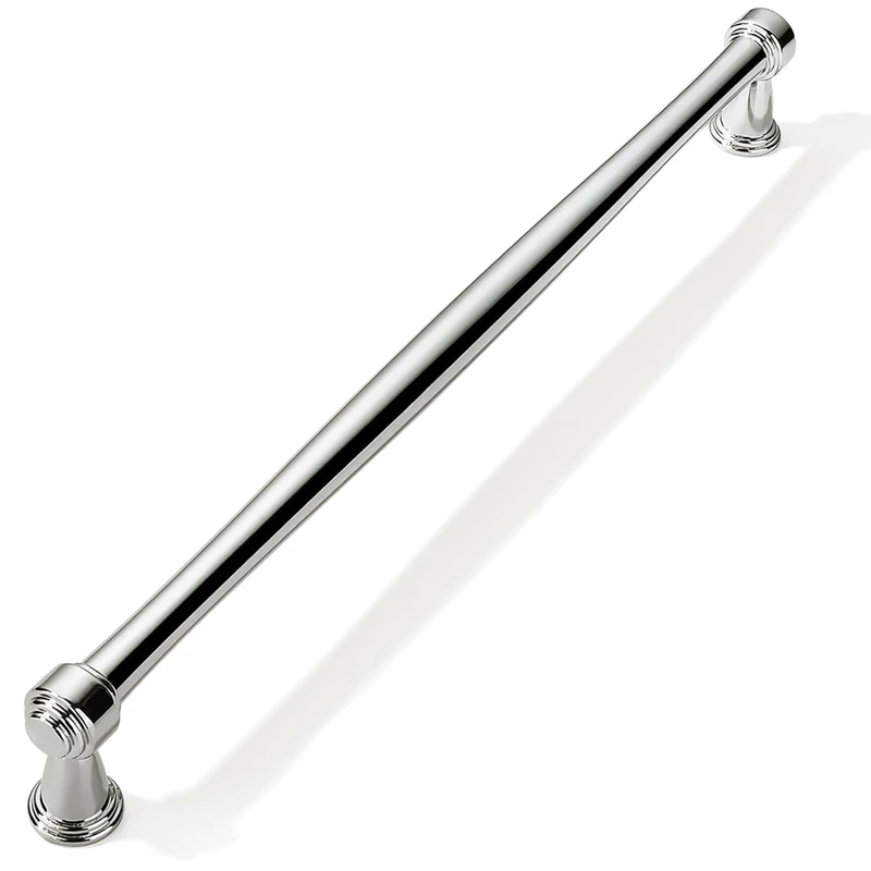 CABDM 1 Pack 18inch(457mm) Center to Center Appliance Pulls Vibrant Polished Nickel Cabinet Pulls Handles for Cabinets Cupboard Solid Heavy Duty Drawer Handles Dressers Kitchens bedrooms