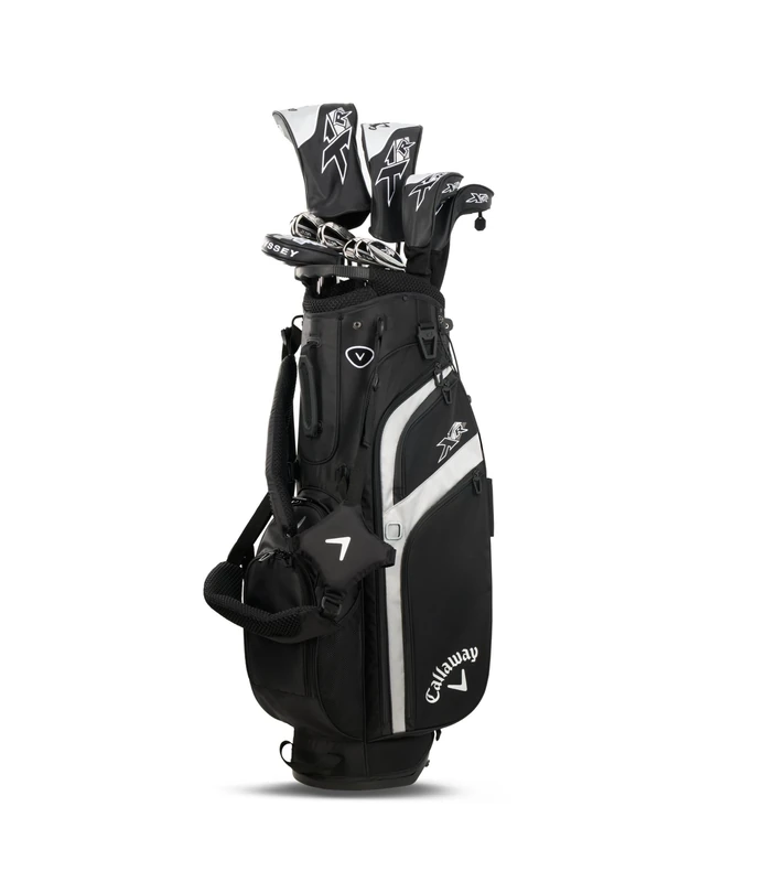 Callaway Golf XR 26 Premium Packaged Golf Set 2026, Black/Silver, Left Hand, Steel, Regular