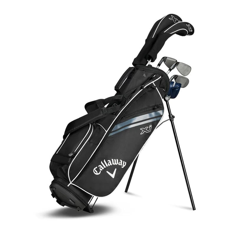 Callaway Golf XJ Junior Packaged Golf Set 2026 - For Age Ranges 4-10, XJ2 Black, Right Hand, 7 Piece Set