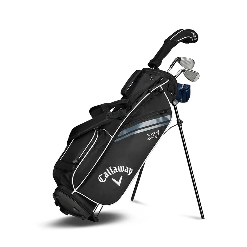 Callaway Golf XJ Junior Packaged Golf Set 2026 - For Age Ranges 4-10, XJ1 Black, Right Hand, 5 Piece Set