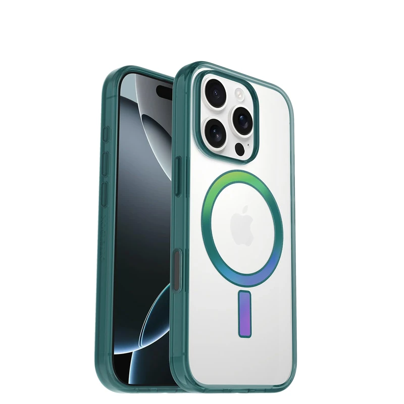 OtterBox Clear Case Series with MagSafe for iPhone 16 Pro, Shockproof, Drop Proof, Ultra-Slim, Protective Case, 3x Tested to Military Standard, Mallard