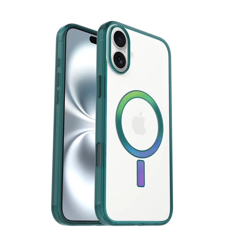OtterBox Clear Case Series with MagSafe for iPhone 16 Plus, Shockproof, Drop Proof, Ultra-Slim, Protective Case, 3x Tested to Military Standard, Mallard