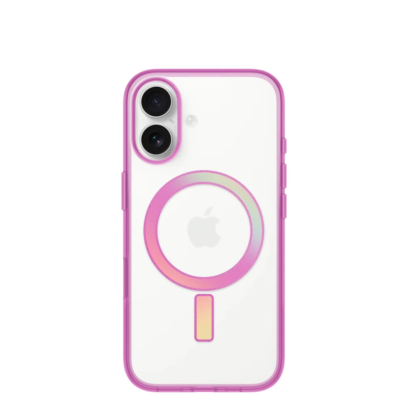 OtterBox Clear MagSafe Case for iPhone 16, Rosefinch