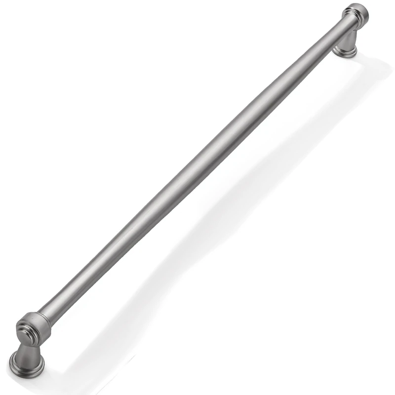 CABDM 1 Pack 18inch(457mm) Center to Center Appliance Pulls Brushed Satin Nickel Cabinet Pulls Handles for Cabinets Cupboard Solid Heavy Duty Drawer Handles Dressers Kitchens bedrooms
