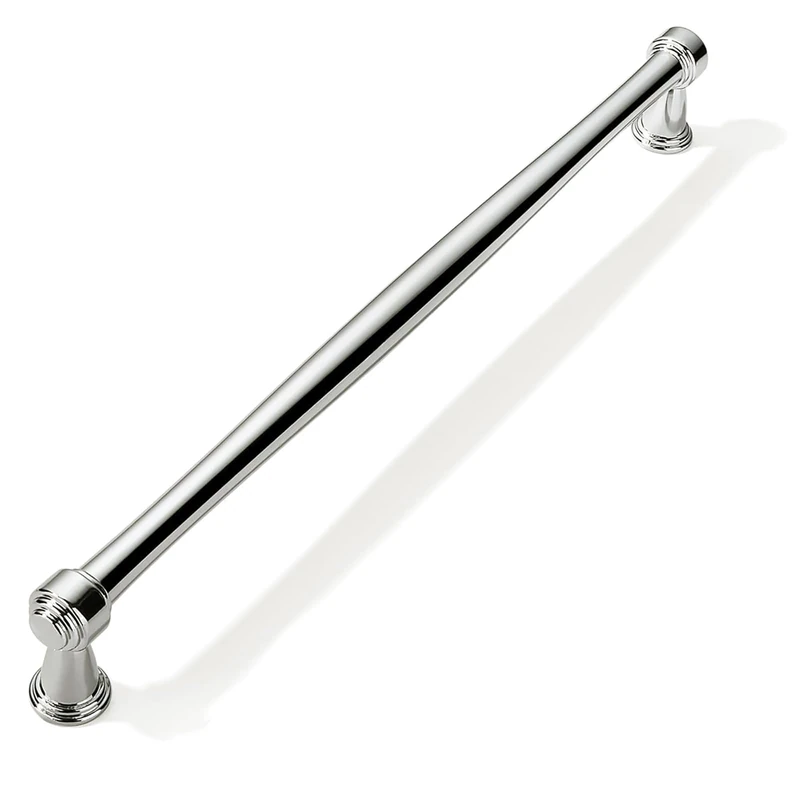 CABDM 1 Pack 12inch(305mm) Center to Center Appliance Pulls Vibrant Polished Nickel Cabinet Pulls Handles for Cabinets Cupboard Solid Heavy Duty Drawer Handles Dressers Kitchens bedrooms