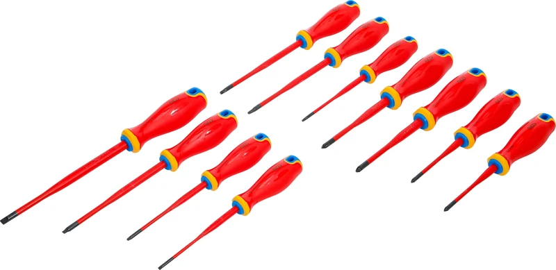 BGS 35851 | VDE Screwdriver Set | extra slim Tip | 11 pcs. - Image 1