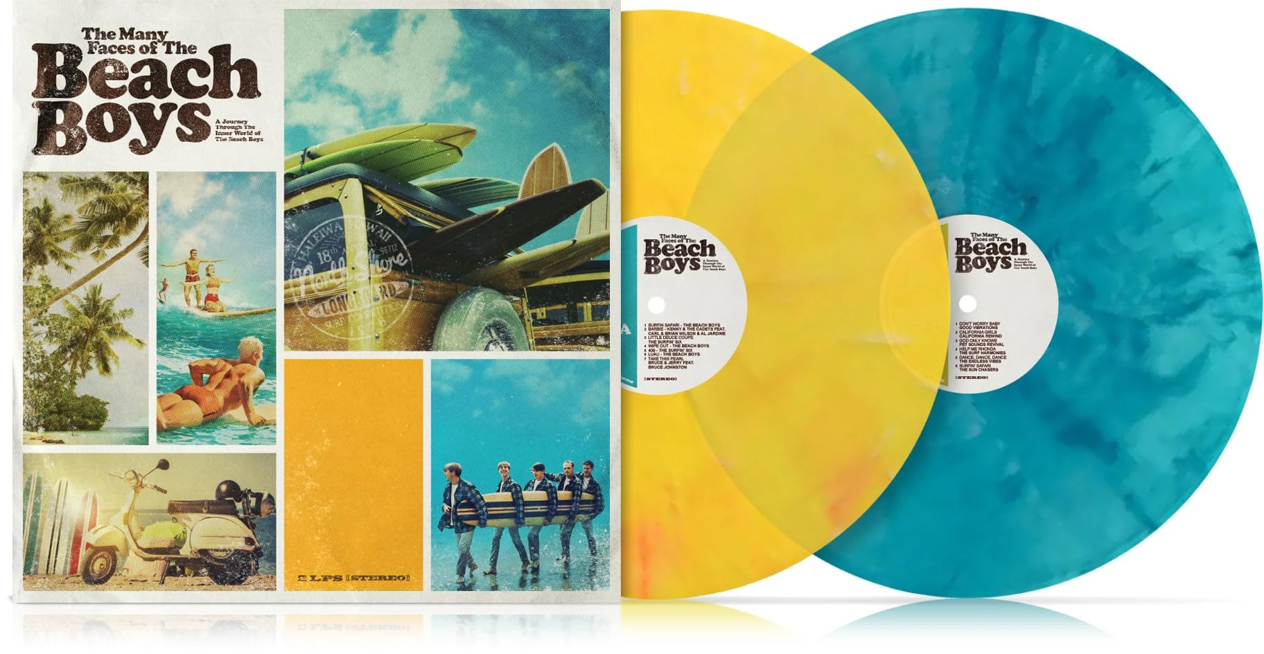 The Many Faces Of The Beach Boys (Marble/Cyan Vinyl) [VINYL]