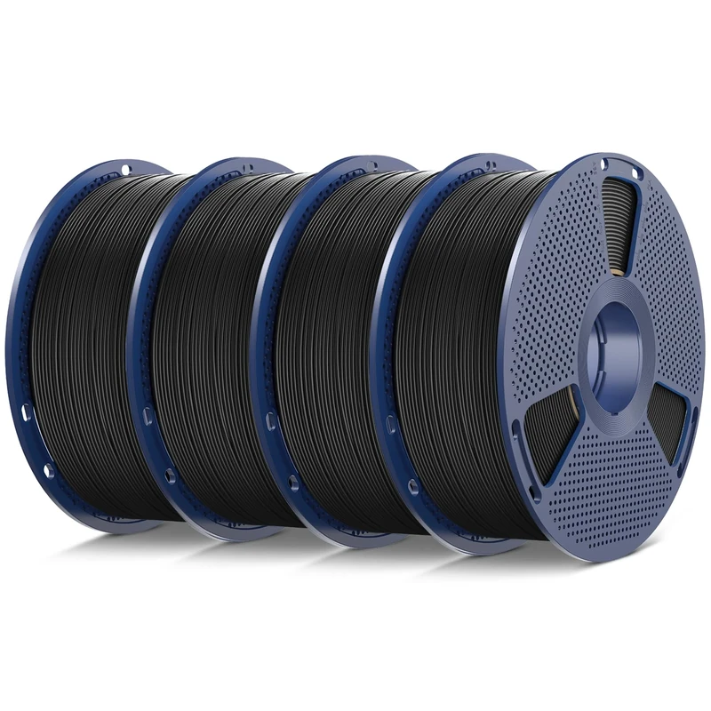 SUNLU TPU 3D Printer Filament 1.75mm, High Speed 95A TPU, 4KG Flexible 3D Filament for Fast Printing, Dimensional Accuracy +/- 0.03mm, Suitable for Most FDM 3D Printers. (Back)