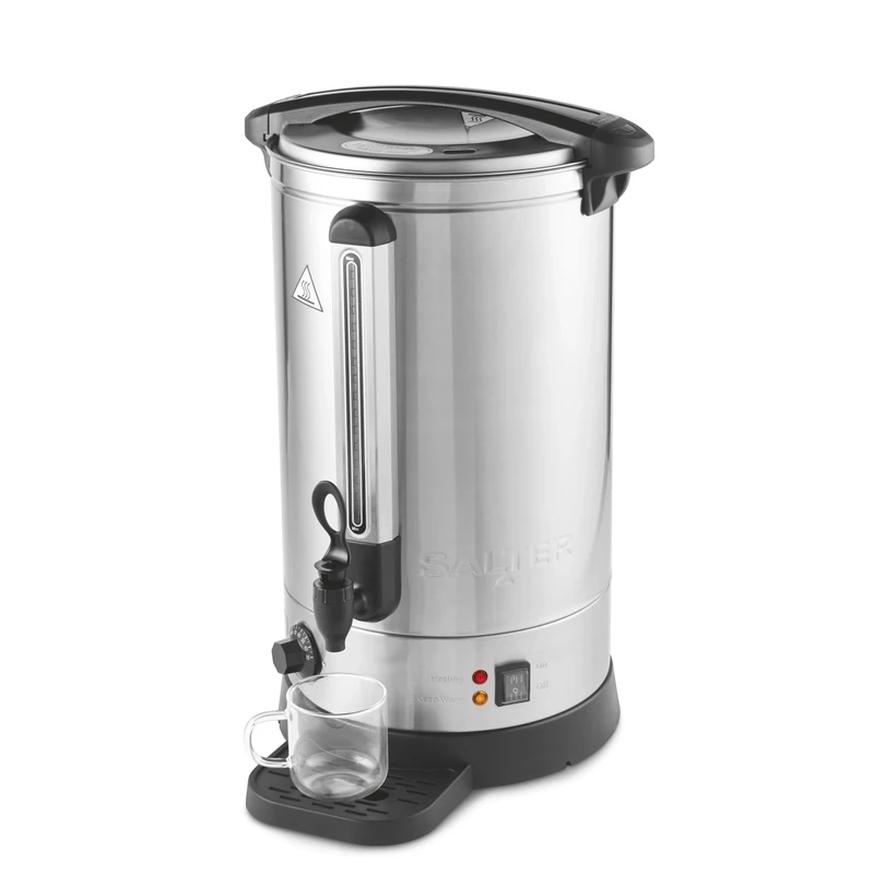 Salter Electric Hot Water Dispenser – 22L Tea Urn, Coffee, Instant Hot Water Tap, Mulled Wine, Stainless Steel, Large Capacity, One Cup Drinks Boiler, Adjustable Temperature, Catering Venues, Parties