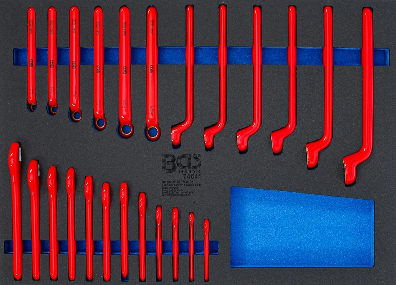 BGS 74641 VDE Spanner Set - 24 pc Ring and Open End Tools - Image 1