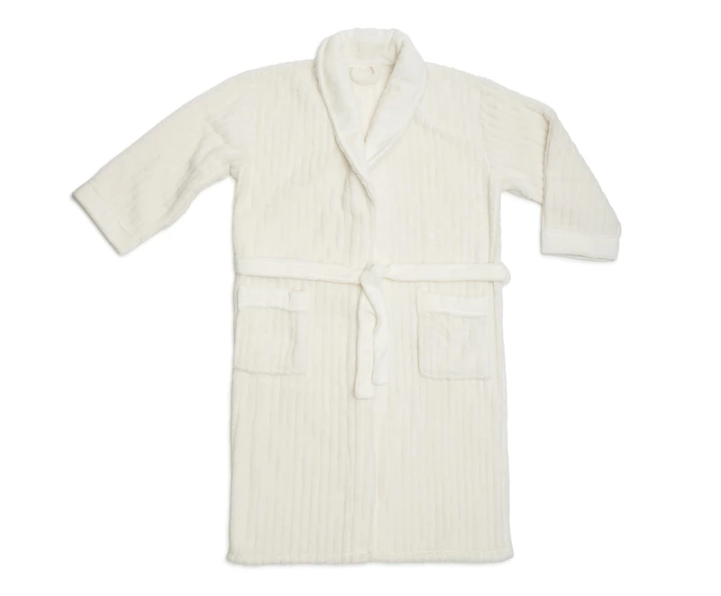 Gözze Bathrobe, Polyester, White, L