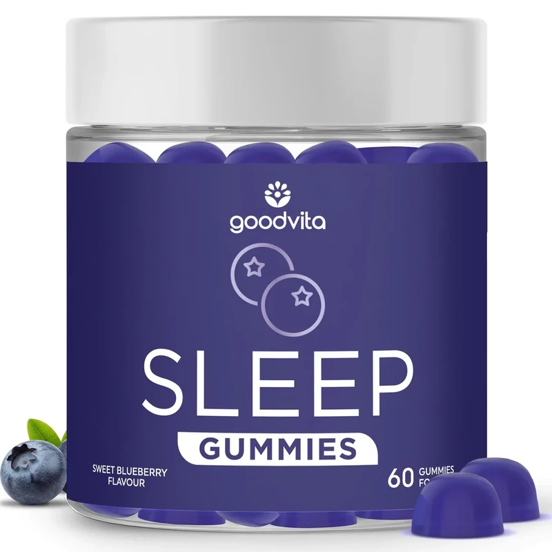 Goodvita Sleep Gummies 60ct - Melatonin Alternative, DeepSleep, Vegan