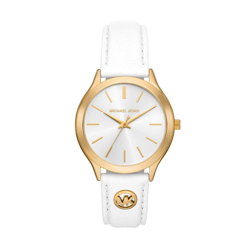 Michael Kors Slim Runway Women's 38MM Gold-Tone Stainless Steel Watch, MK7544