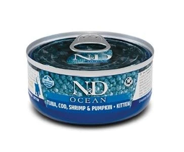 FARMINA ND Cat Kitten Ocean Tuna Cod Pumpkin 24X70GR