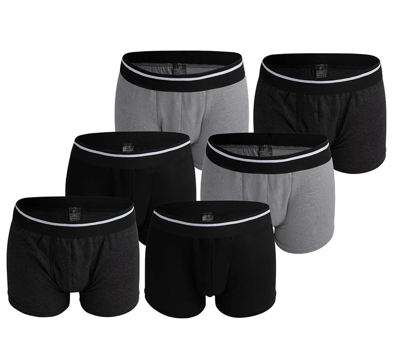 Bonjour® Men's Boxer Shorts (6 & 12 Pack) Cotton Designer Trunk Boxers for Men Underwear Neon Stripe Waist Band