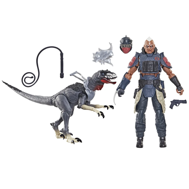 G.I. JOE Classified Series #196, Professor Rottclaw & Cobra Deinonychus, Collectible 15 cm Action Figure and Dinosaur toy