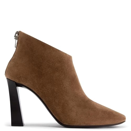 Giuseppe Zanotti, Losie Bootie 90, Brown, Velour, 3,5