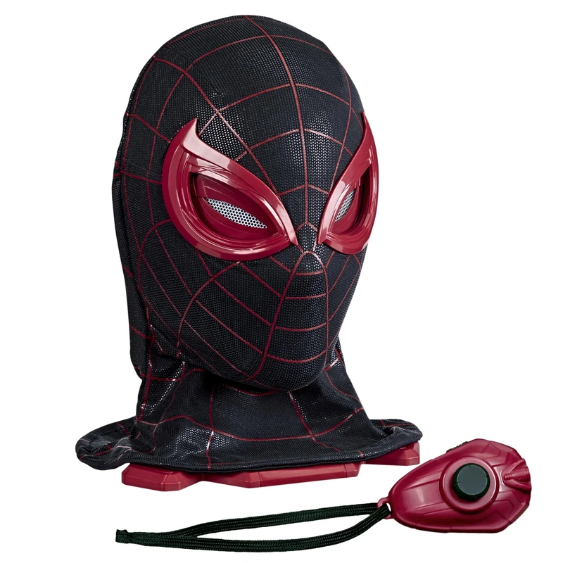 Marvel Legends Series Spider-Man: Miles Morales Electronic Expressive Mask, Premium Interactive Role-play Gear for Adults