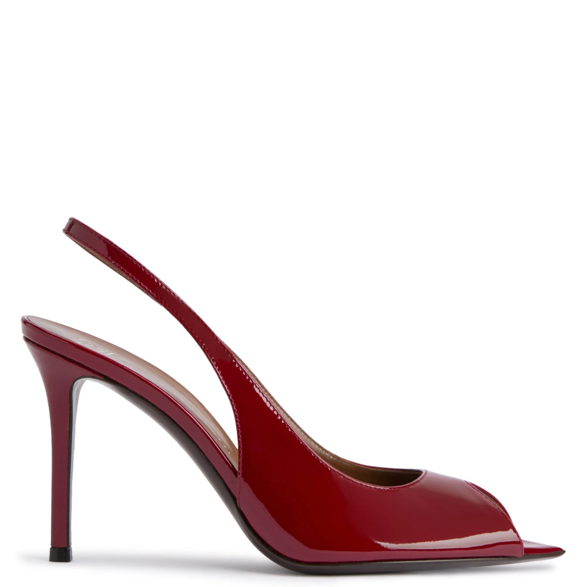 Giuseppe Zanotti, Intriigo Open Toe 90, Burgundy, Leather, 3