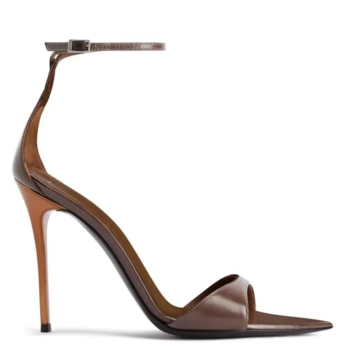 Giuseppe Zanotti, Intriigo Strap 105, Brown, Leather, 6,5
