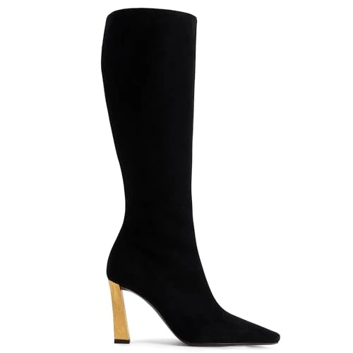 Giuseppe Zanotti, Janiee Boot 90, Black, Leather, 6,5