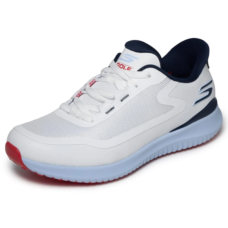 Skechers Women's Flight Slip-Ins Golf Shoe, Natural, 5.5 UK