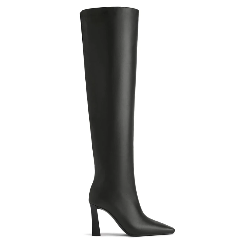 Giuseppe Zanotti, Janiee Plus 90, Black, Leather, 9