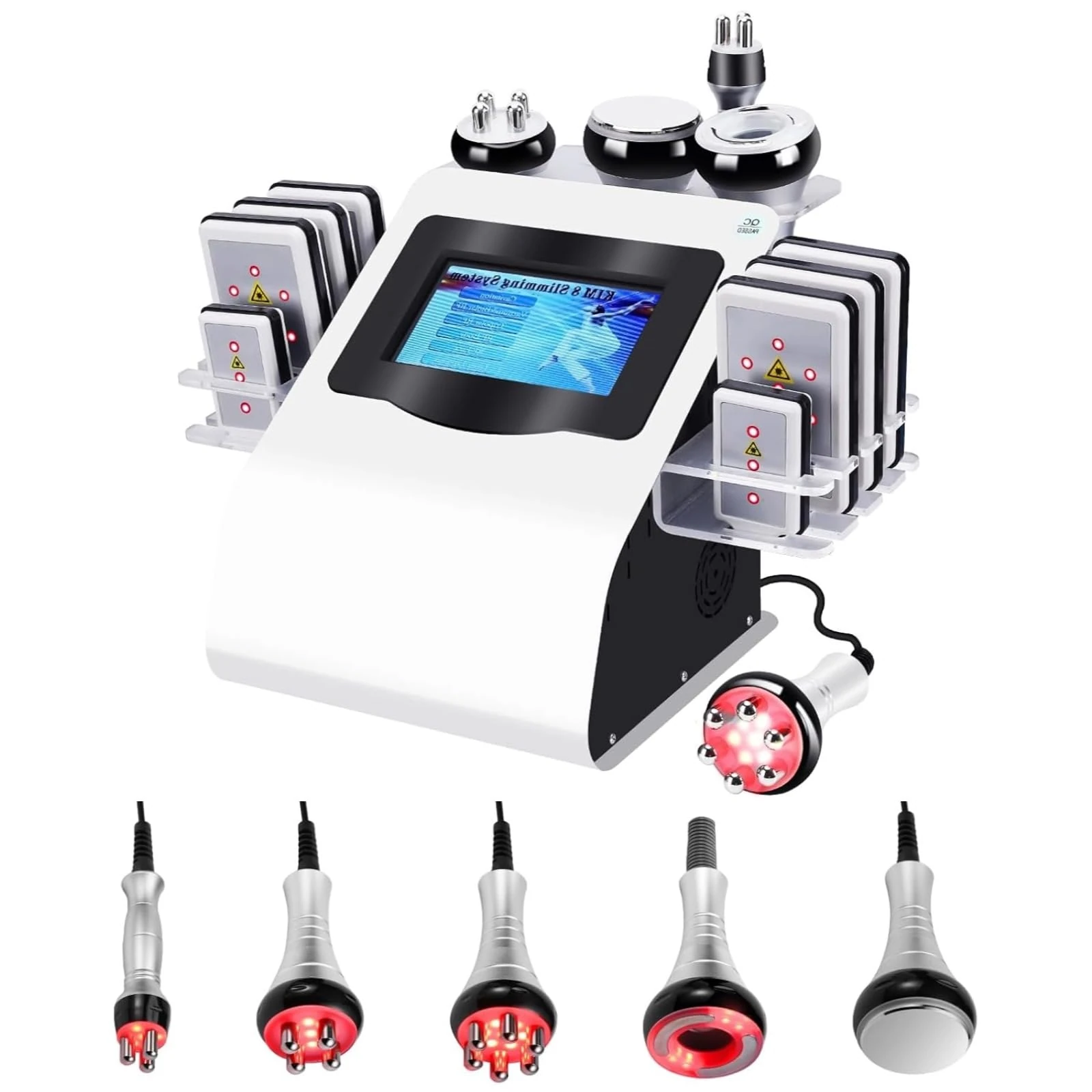Cavitation Machine for Body Fat Removal 40K, 6 in 1 RF Radio Frequency 40K Cavitation Body Slimming for Home and Beauty Salon Use