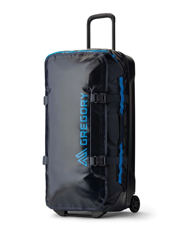 Gregory Divide Rollers - Alpaca Wheeled Duffel 100 - Wheeled Duffel, 81 cm, 100 L, 3.96 KG, Weatherproof, Smooth-Rolling Wheels, Smart Interior Organisation, Blue (Slate Blue)