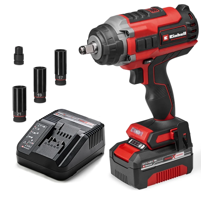 Einhell IMPAXXO 18/450 Cordless Impact Driver with 4.0 Ah Battery