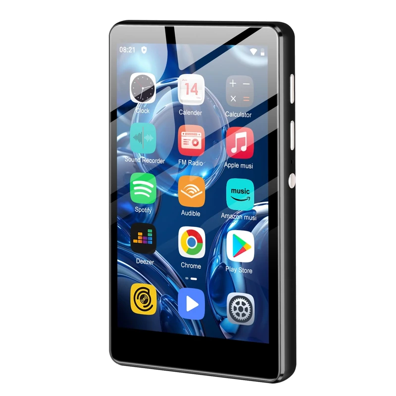 80GB MP3 Player with WiFi and Bluetooth, 4.0” IPS HD Touch Screen, SWOFY M503Pro MP4 Player with Speakers, Android Music Player with Spotify, Deezer, Audible, FM Radio,Play Store for Kids