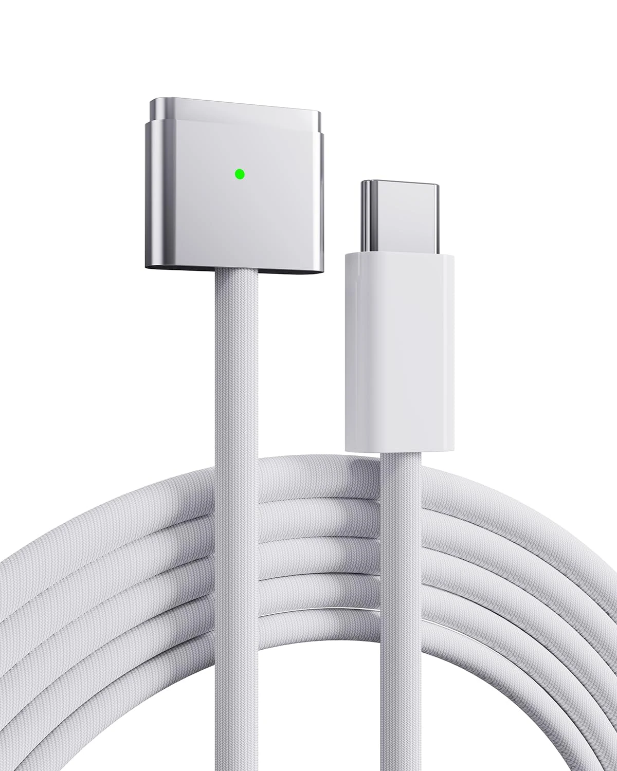 Negsaiy USB C to Magnetic 3 Fast Charging Cable 2M,140W Mag-Safe 3 USB C Cable Compatible with MacBook Air M2 2022/M2 2023/M3 2024/M4 2025(15''/13''), MacBook Pro M1/M2/M3(16"/14" 2024/2023/2021)