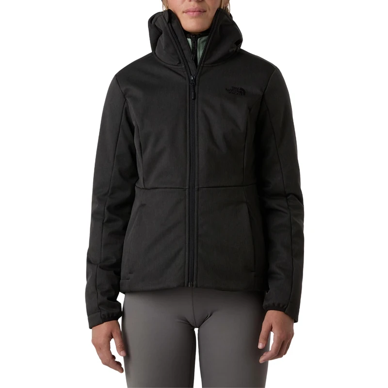 The North Face Women's Quest Highloft Soft Shell Jacket, Tnf Black Heather, XS