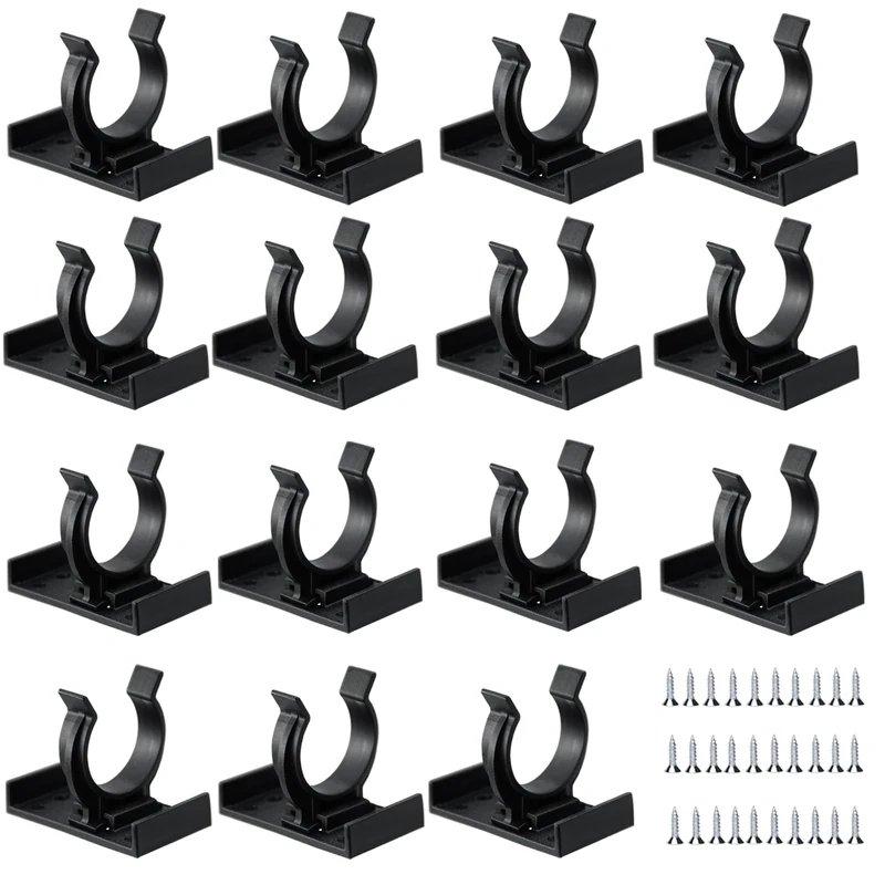 XIYING 15 Pcs Kitchen Plinth Clips, Kickboard Clips, Kick Board Plinth with Attaching Bracket with 30 Screws for Secure Kickboard Installation