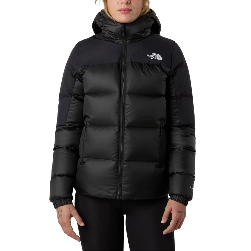 The North Face Women's Diablo Down 2.0 Hooded Jacket, Tnf Black Heather/Tnf Blk, M