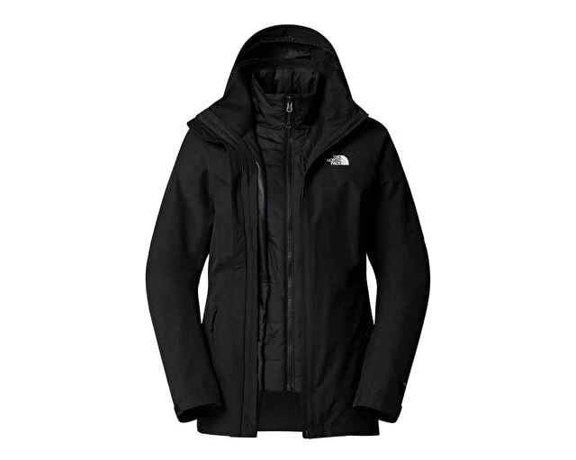 The North Face Women's Inlux Triclimate Jacket, Space Dark Heather/Blue, XL - Image 1