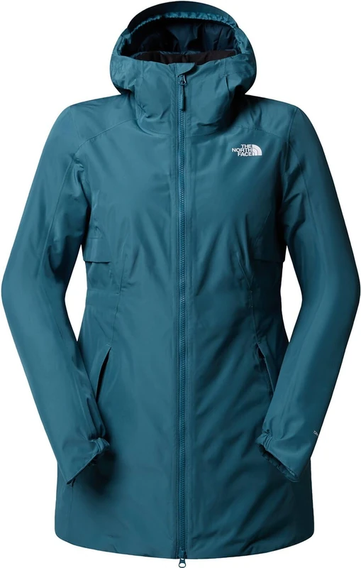 The North Face Women's Hikesteller Insulated Parka, Space/Deep Cypress, M