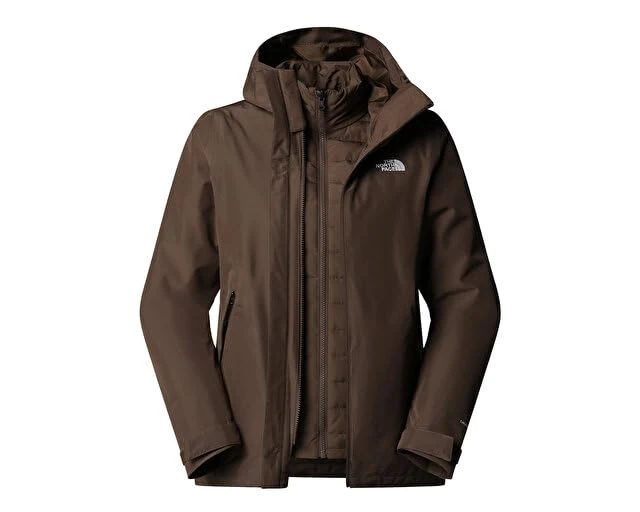 The North Face Women's Carto Mono Triclimate Hooded Jacket, Smokey Brown, L