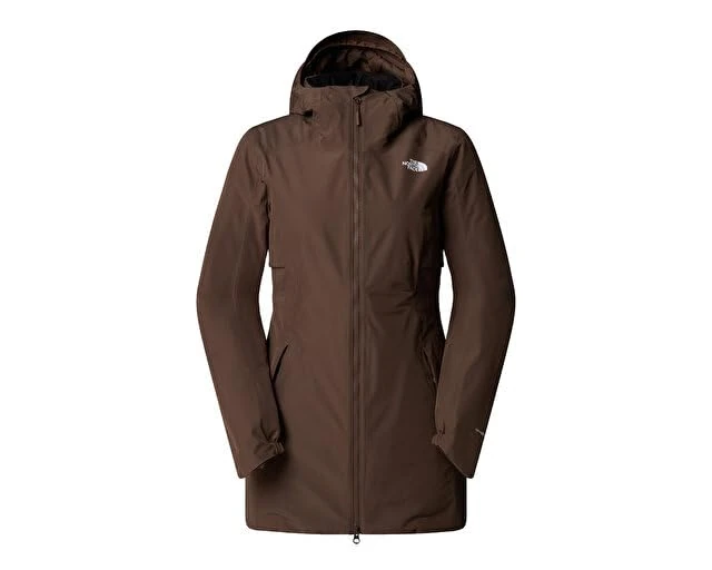 The North Face Women's Hikesteller Insulated Parka, Smokey Brown, XS