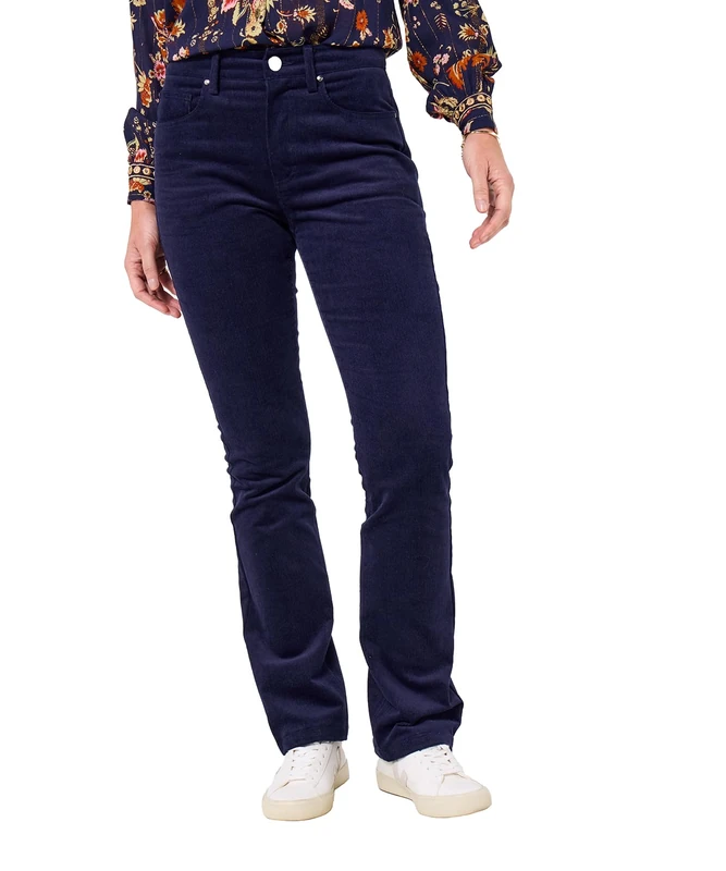 Joe Browns Women's Retro Bootcut Cord Trousers, Regular, Blue, UK 12