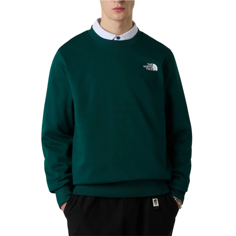 The North Face Men's Simple Dome Crew Sweatshirt, Hunter Green, S